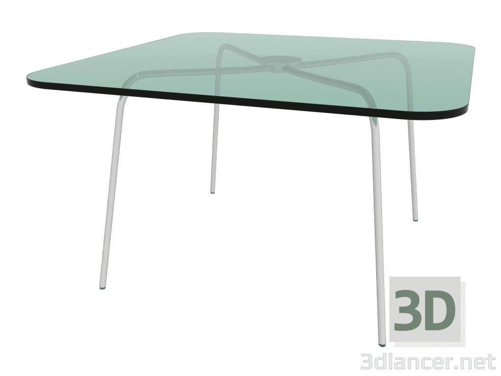 3D Modell Klassische Schreibtisch Classic Edition (Quadrat) - Vorschau