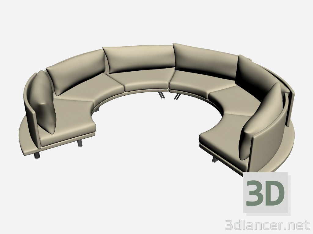3d model Sofa Super roy esecuzione speciale 22 - preview