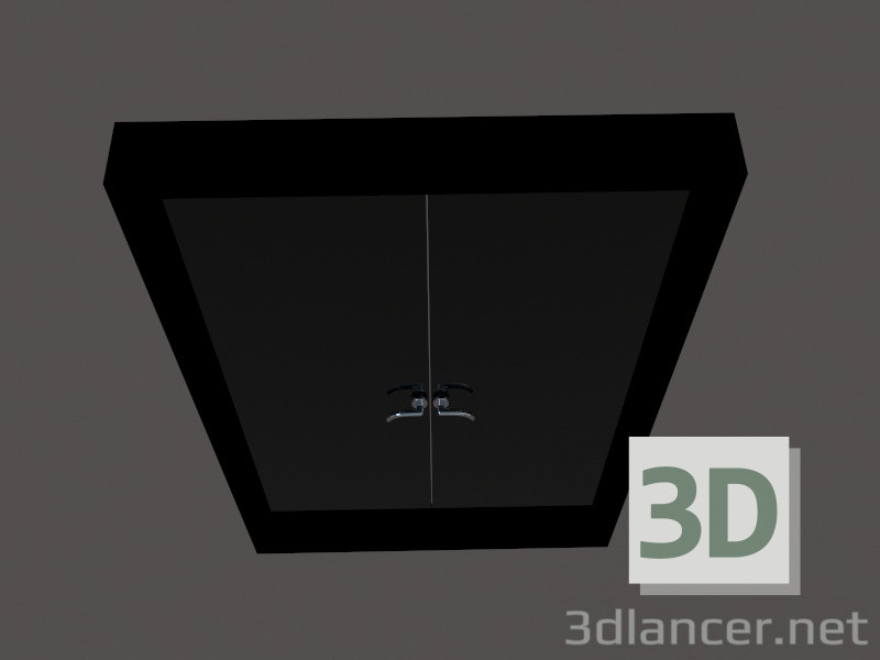 3D Yüksek teknoloji çift kanatlı kapı modeli satın - render