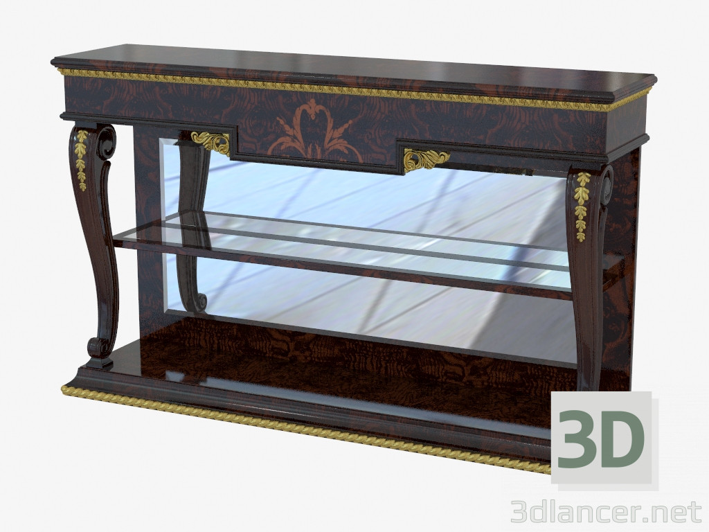 3D modeli Klasik tarzdaki konsol 1624 - önizleme