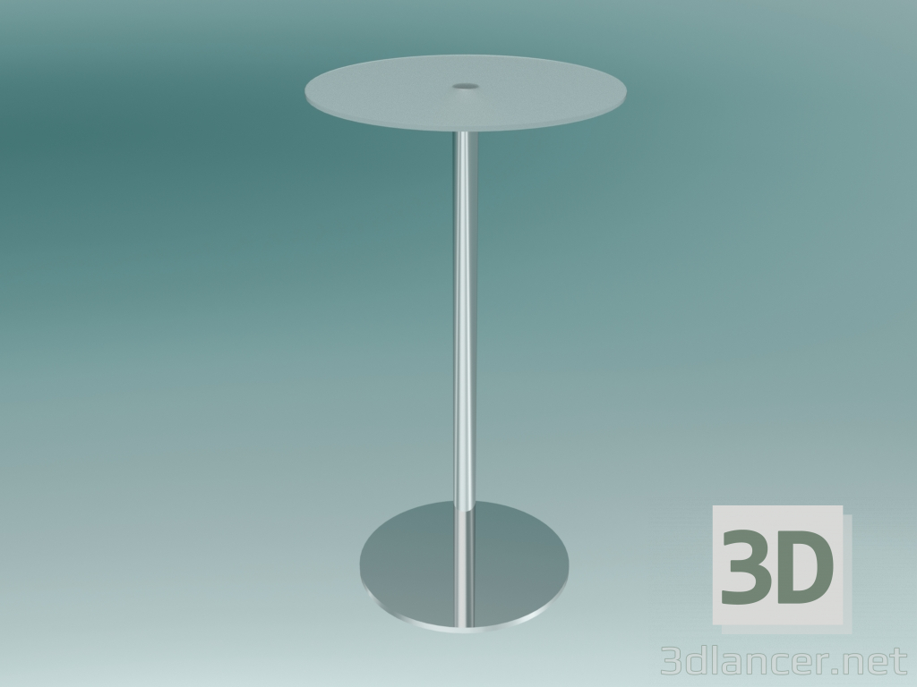 modello 3D Tavolo alto rotondo (SR10, Ø 600, h = 1100 mm) - anteprima