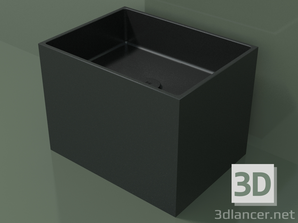 3d model Countertop washbasin (01UN22101, Deep Nocturne C38, L 48, P 36, H 36 cm) - preview