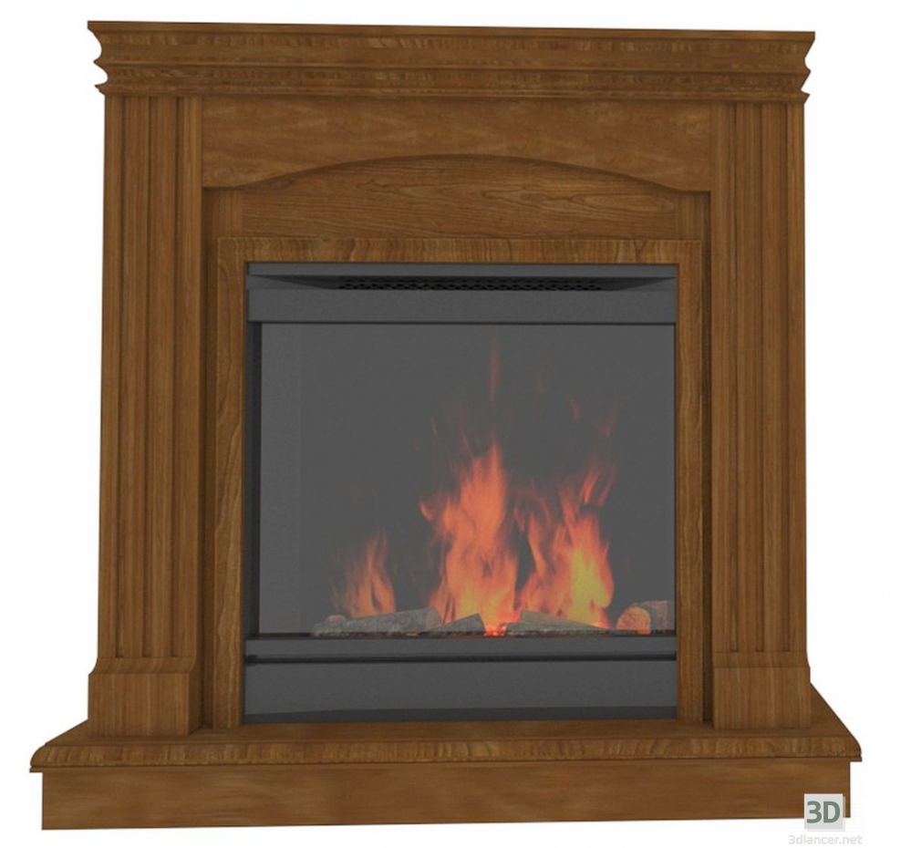 3d model Electric fireplace - preview 3d model Electric fireplace - preview