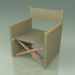 3d model Leisure director's chair 002 (Olive) - preview
