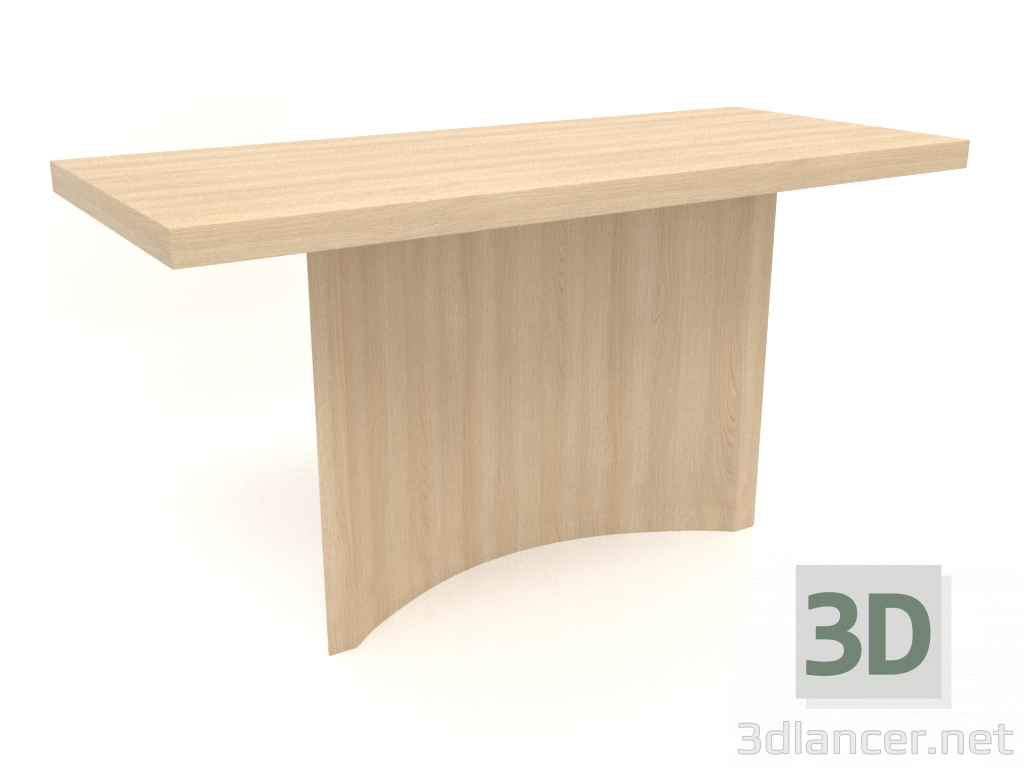 modèle 3D Table RT 08 (1400x600x750, bois blanc) - preview