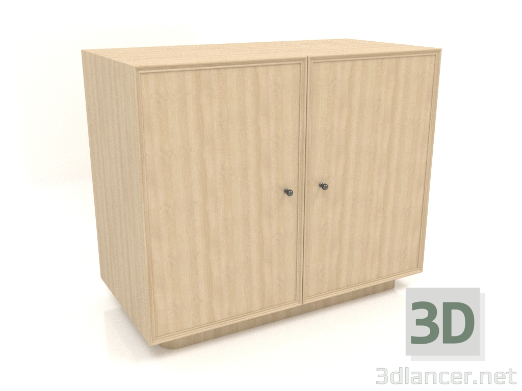 3 डी मॉडल कैबिनेट टीएम 15 (1001х505х834, लकड़ी सफेद) - पूर्वावलोकन