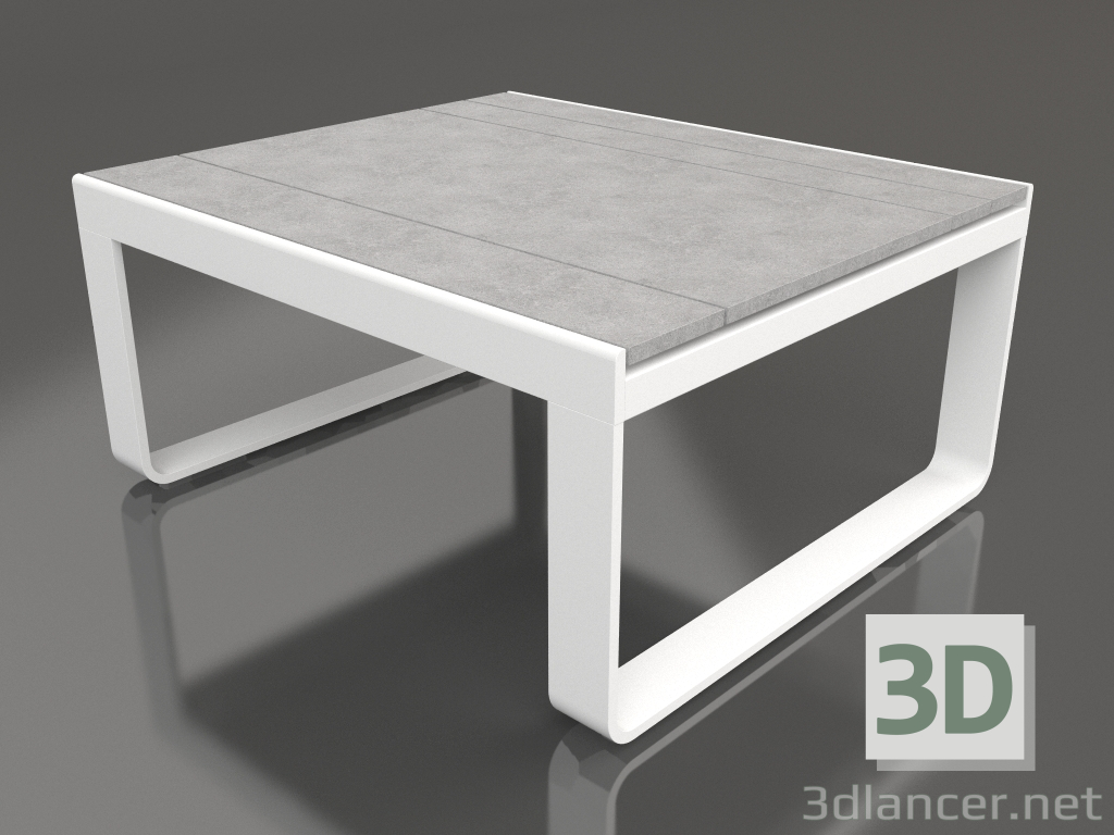 3d модель Клубный столик 80 (DEKTON Kreta, White) – превью