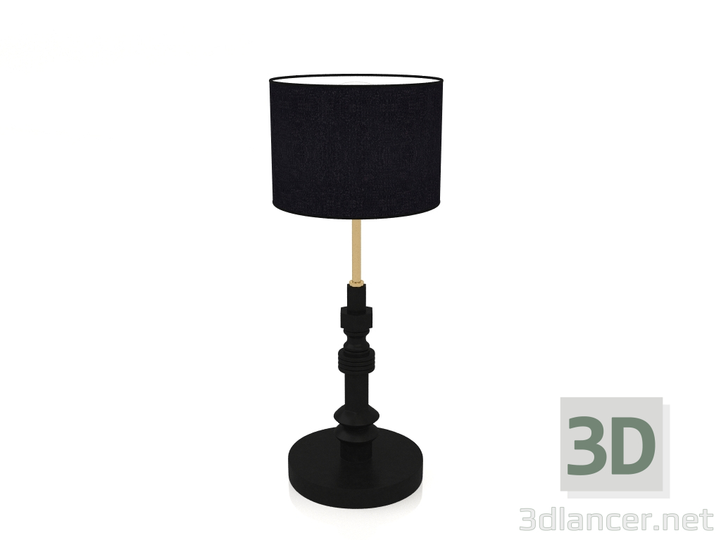 3d model Totem table lamp (Black) - preview