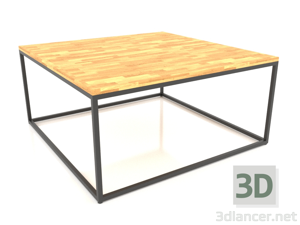 3d model Mesa de centro cuadrada (SUELO DE MADERA, 100X100X50) - vista previa