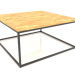 3D Modell Quadratischer Couchtisch (HOLZBODEN, 100X100X50) - Vorschau