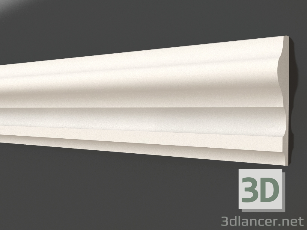 3d model Plaster molding LG 051 (80x27) - preview