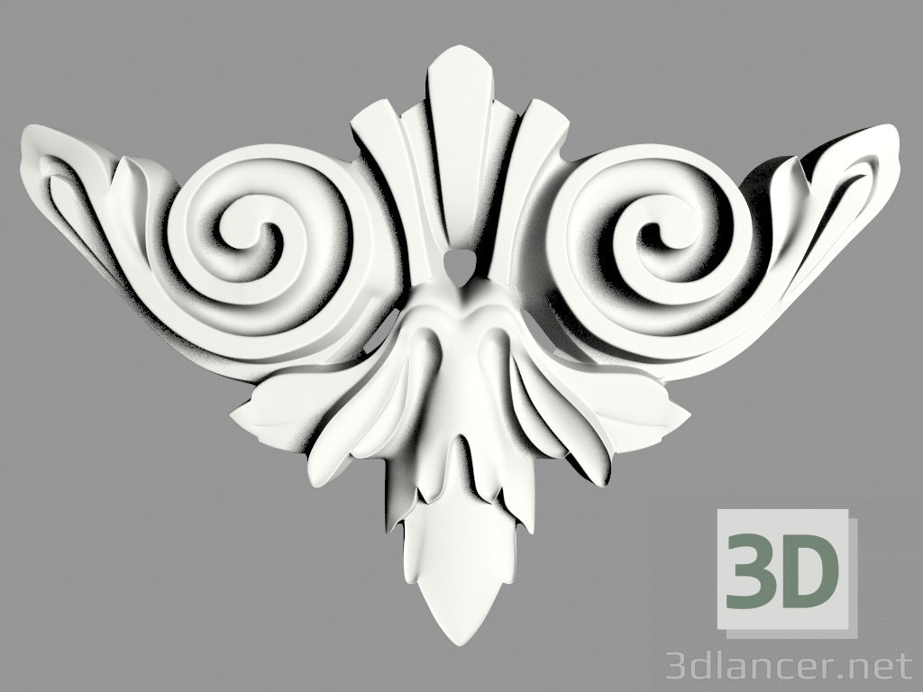 modèle 3D Décoration murale (F112) - preview