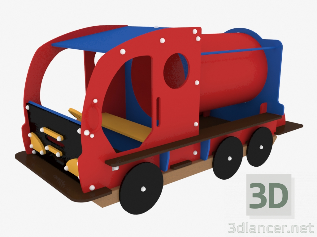 3d model Children playground equipment Concrete Mixer (5111) - preview