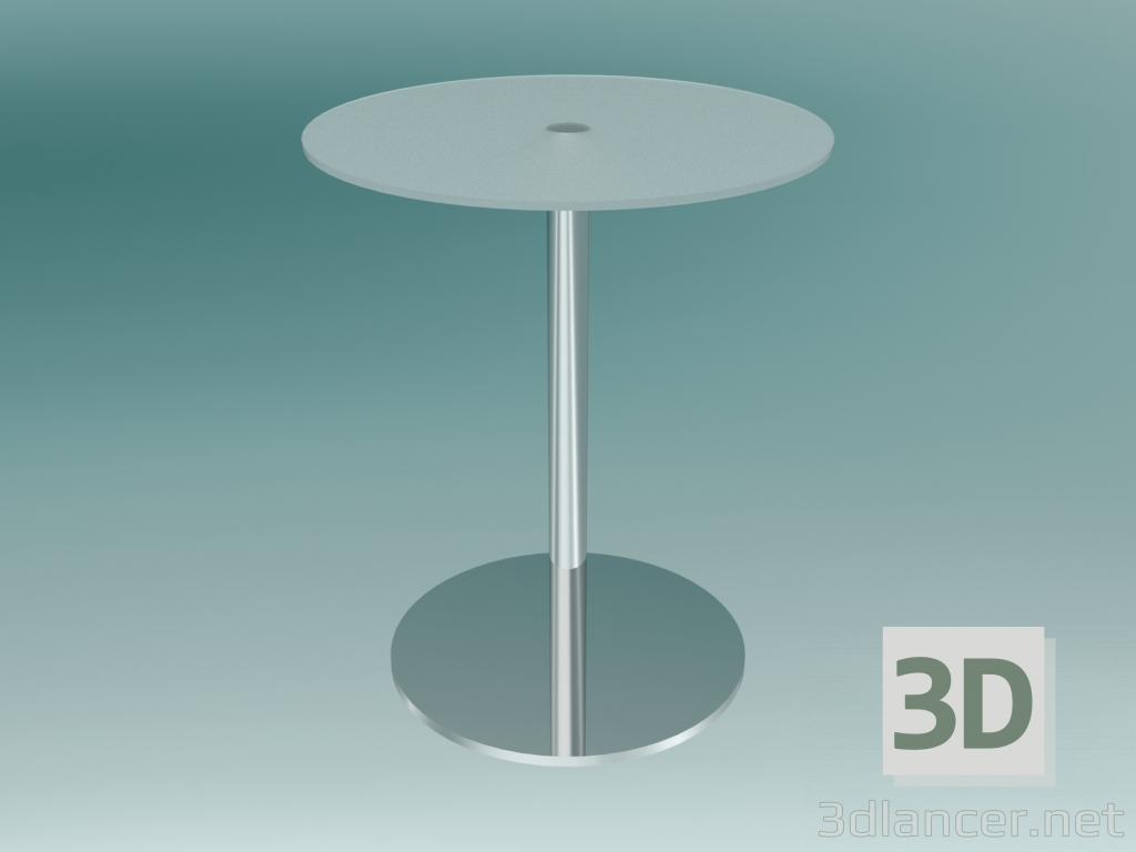 modello 3D Tavolo rotondo tondo (SR20, Ø 600, h = 720 mm) - anteprima