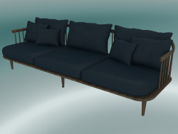 Sofa triple Fly (SC12, 80x240 N 70cm, Smoked oiled oak with Harald 2 182)