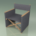modèle 3D Chaise de directeur de loisirs 002 (Gris) - preview