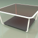 Modelo 3d Mesa de centro 001 (vidro bronzeado, leite metálico, HPL cinza) - preview