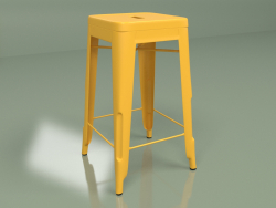 Chaise semi-bar Marais Color 2 (jaune)
