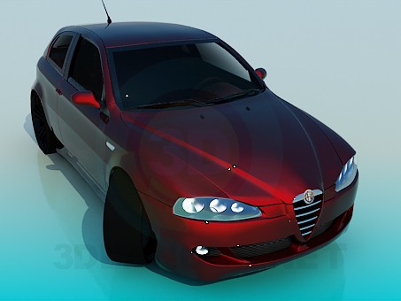 3d model Alfa Romeo - preview 3d model Alfa Romeo - preview