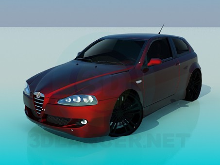 3d model Alfa Romeo - preview 3d model Alfa Romeo - preview