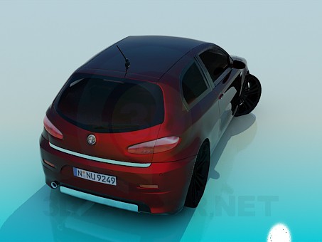 3d model Alfa Romeo - preview 3d model Alfa Romeo - preview