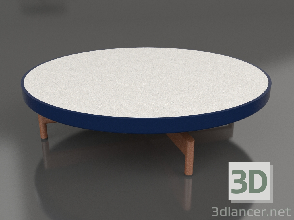 3 डी मॉडल गोल कॉफी टेबल Ø90x22 (रात का नीला, डेकटन सिरोको) - पूर्वावलोकन