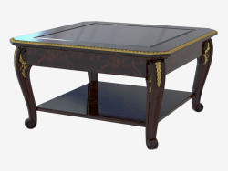 Mesa de café quadrada em estilo clássico 1626