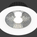 3d model luminaria empotrada LED (DL18838_38W Blanco R Dim 4000K) - vista previa
