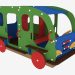 modello 3D Attrezzatura da gioco per bambini Bus (5112) - anteprima