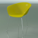 3d model Chair 4201 (4 legs, PP0002 polypropylene) - preview