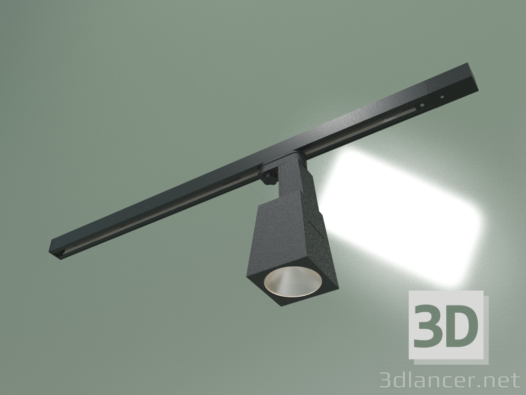 Modelo 3d Luz de trilho LED para entroncamento de barramento trifásico LTB14 (preto) - preview