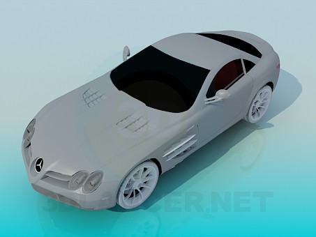 3d model Mercedes SLR - preview 3d model Mercedes SLR - preview