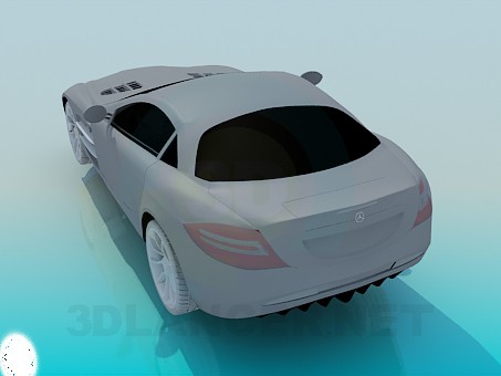 3d model Mercedes SLR - preview 3d model Mercedes SLR - preview