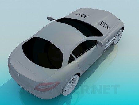 3d model Mercedes SLR - preview 3d model Mercedes SLR - preview