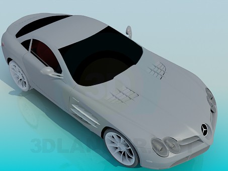 3d model Mercedes SLR - preview 3d model Mercedes SLR - preview