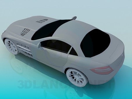 3d model Mercedes SLR - preview 3d model Mercedes SLR - preview