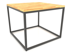 Table basse carrée (PLANCHER BOIS, 60X60X44)