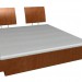 3d модель Кровать 200x180 – превью