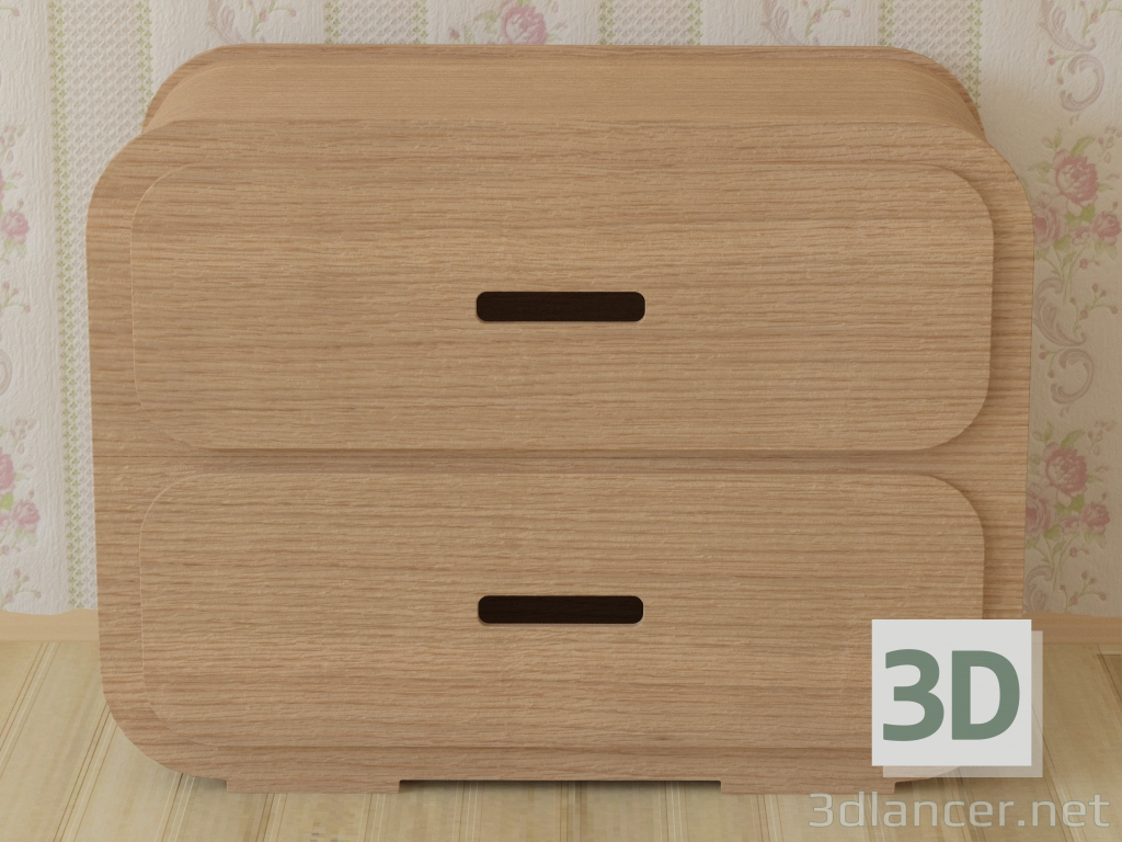 3d Chest of Drawer 1A Chest from Unto This Last model buy - render