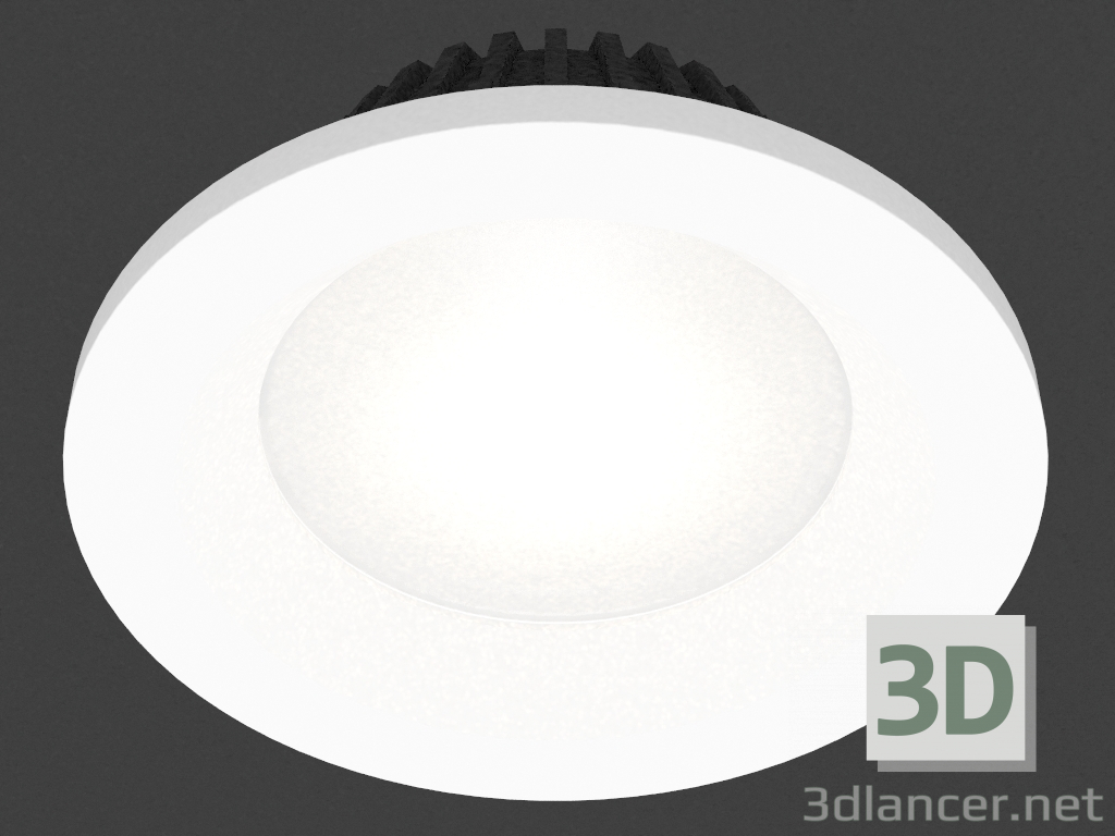 3D modeli Gömme LED armatür (DL18891_7W Beyaz R Dim) - önizleme