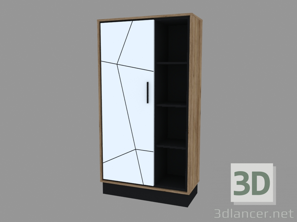modello 3D Cabinet 1D (TYPE BROR01) - anteprima