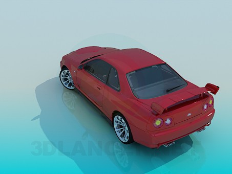 3d модель Nissan Skyline – превью 3d модель Nissan Skyline – превью