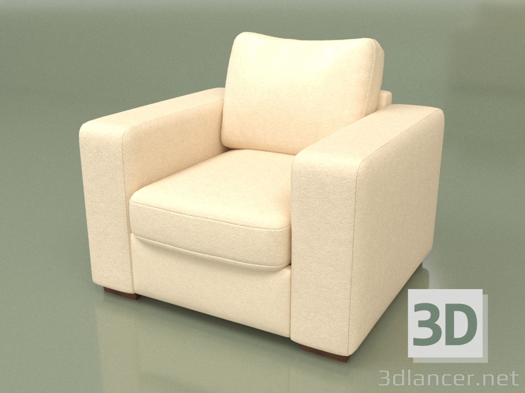 3D Modell Sessel Morti (Lounge 1) - Vorschau