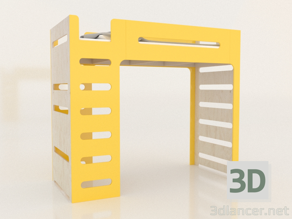 modèle 3D Lit mezzanine MOVE GL (FYMGL2) - preview