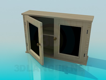 3d model Hanging kitchen cupboard - preview 3d model Hanging kitchen cupboard - preview