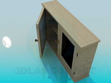 3d model Hanging kitchen cupboard - preview 3d model Hanging kitchen cupboard - preview