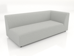 Corner sofa module (L) 193 extended right