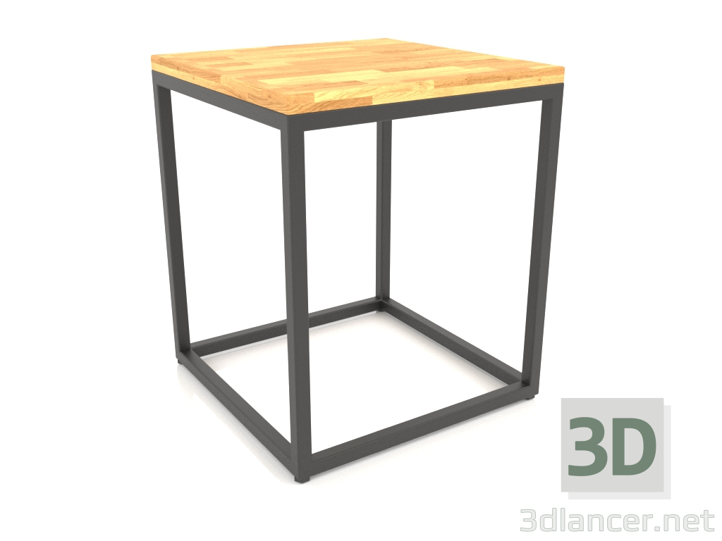 modèle 3D Table basse carrée (PLANCHER BOIS, 40X40X44) - preview