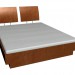 3D Modell Bett 200 x 160 - Vorschau