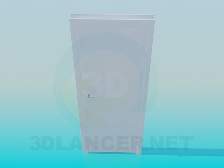 3d модель Дверь офисная – превью 3d модель Дверь офисная – превью